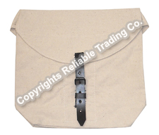 White Canvas Haversack
